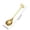Gold, variant on Bwiyojiz Kitchen & Dining Gold Stainless Steel Leaf Spoon Long Handle Stirring Coffee Dessert, Gifts for Sister