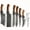 7pcs, variant on 7Pcs Professional Kitchen Chef Knife Set, Stainless Steel Handmade Forged Knives, Ultra-Sharp Chef Utility Boning Cutting Fish Butcher Knives with Kitchen Scissors, for Home Restaurant Cooking