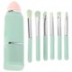 thumbnail image 1 of 1 juego de brochas de maquillaje portátiles para mujeres, brochas de maquillaje para niñas, brochas de maquillaje de viaje para mujeres, brocha de viaje para sombras de ojos., 1 of 8