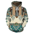 thumbnail image 5 of Sudadera con capucha para hombre, estilo indio, bohemio, europeo y americano, con estampado 3D, de gran tamaño, que combina con todo, 5 of 5