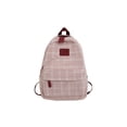 thumbnail image 1 of Qarigey a cuadros para mujer, escolar para estudiantes, informal para teléfono de gran capacidad para niñas, para viaje Mochilas Rosa Qarigey AP019063-03, 1 of 6