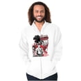 thumbnail image 3 of Kanji Street Fighter Dream Big Ryu Men Big & Tall Zip Hoodie Brisco Brands 5X, 3 of 5