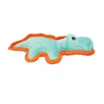 thumbnail image 6 of 15" Dog Toy Tough Alligator Reinforced Stuffed Plush Turquoise Orange or Set (One Discounted Toy - Random Color), 6 of 8