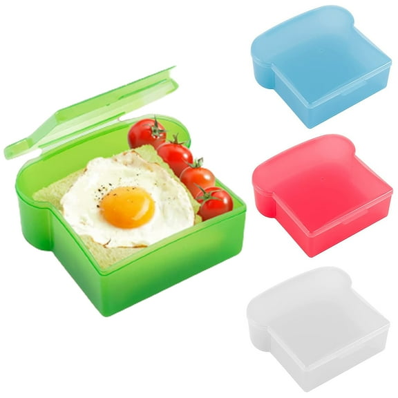 BOBASNDM Sandwich Box Large Capacity Plastic Lunch Box