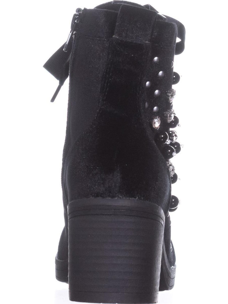 Veera velvet sale combat boot