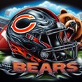 thumbnail image 1 of 5D DIY Taladro Chicago Bears Kit Craft 40x40cm, 1 of 9
