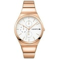 thumbnail image 1 of Lacoste Bali Rose Gold Plated Steel Day Date White Dial Ladies Watch 2001036, 1 of 5