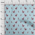 thumbnail image 2 of oneOone Polyester Spandex Light Blue Fabric Animal Fabric For Sewing Printed Craft Fabric By The Yard 56 Inch Wide, 2 of 5