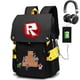 thumbnail image 3 of ROBLOX mochila de día de nariz roja, juego de RED Social, mochila periférica, bolsa de estudiante, regalo de cumpleaños para niñas, niños, niños, 3 of 4