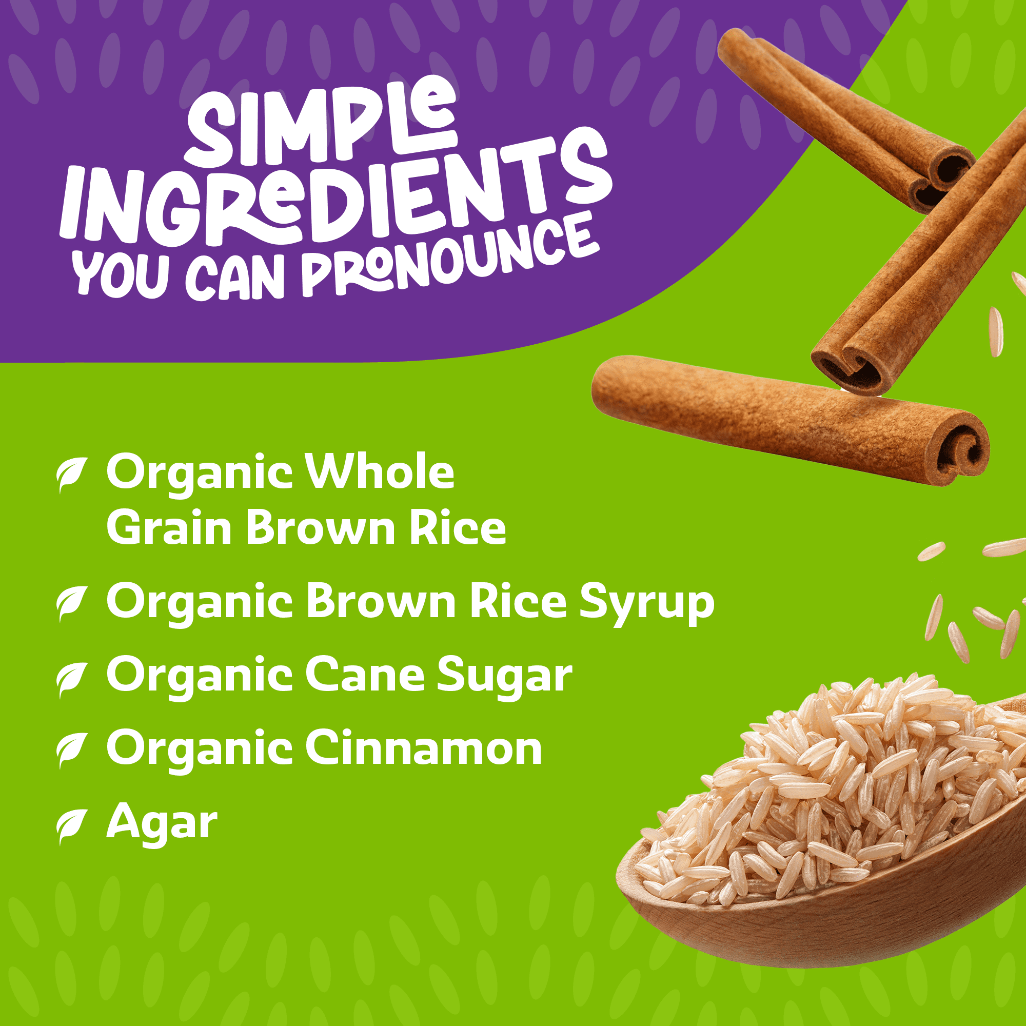 Friendly Grains Crunchy Rollers Cinnamon Churro Gluten-Free Shelf-Stable Crunchy 9 Pack 2.85 oz