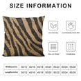 thumbnail image 5 of BANET Throw Pillow Covers Animal Skin Decorative Pillowcases Soft Cushion Covers for Sofa Couch Bed Home Decor 22x22in, 5 of 5