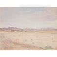 thumbnail image 2 of Jan Ciągliński 24x19 Black Ornate Framed Double Matted Museum Art Print Titled: Sahara (Desert) (1909), 2 of 5