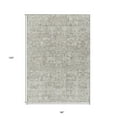 thumbnail image 3 of HomeRoots 578223 8 x 10 ft. Floral Washable Indoor & Outdoor Rectangle Area Rug, Taupe, Beige & Gray, 3 of 5