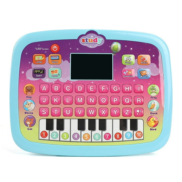 Juguetes para piscina, juguetes para bebés y niños pequeños. Tableta de aprendizaje de inglés con pantalla LED. Juguete educativo y de aprendizaje temprano para niños. Lector de puntos.