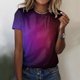 thumbnail image 2 of Gibobby Casual Playera de Manga Corta para Mujer Túnica holgada para mujer, camisetas informales verano, camiseta Floral manga corta con cuello redondo, blusa holga(O,G), 2 of 4