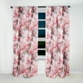 thumbnail image 2 of Designart "Ethereal Flourishing Rococo XXIII" Floral Curtain Panels, 2 of 6