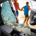 thumbnail image 4 of Binienty Seashell Starfish Sweat Proof Car Seat Cover Washable Anti-Slip Automotive Seat Covers Towel/Blanket for Surfing Yoga Gym Workout, 4 of 8