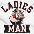 thumbnail image 2 of Olive Oyl And Popeye Kiss Ladies Man Men Big & Tall Zip Hoodie Brisco Brands 3X, 2 of 5