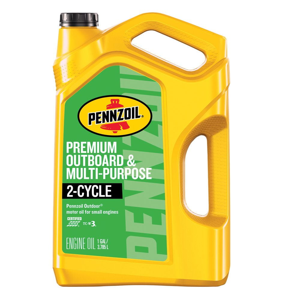 Pennzoil Premium Outboard and Multi-Purpose 2-Cycle Engine Oil, 1 Gallon