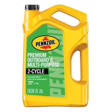 (3 Pack) Pennzoil Premium Plus Marine OB/MP (Outboard & Multipurpose) 2 Cycle Motor Oil, 1