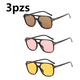 thumbnail image 2 of 3pzs Gafas De Sol Vintage Modelo Negro, 2 of 4