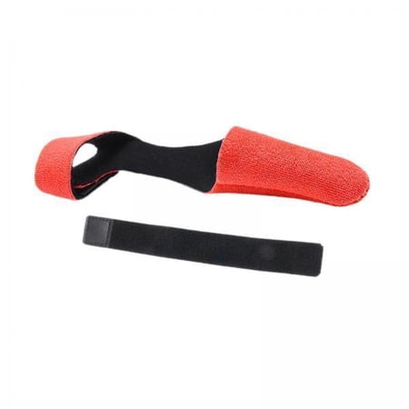 jeetily 5xFishing Rod Tip Covers Set and Tie High Elastic Storage Strap Protector Case red