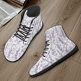 thumbnail image 3 of Wismoutput Butterfly and Lavender Barefoot Shoes Wide Toe Box Zero Drop Women's Comfortable Durable Sneakers Size 6-13.5, 3 of 7