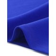 thumbnail image 5 of INSPIRE CHICBusiness Skirt Suit Sets for Women's 2 Piece Outfits Office 3/4 Sleeve Blazer Jacket Pleated Skirts XS Royal Blue, 5 of 6