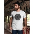 thumbnail image 2 of Sacred Geometry Cool Shape T-Shirt Men -Image by Shutterstock, Male Large, 2 of 4