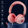 thumbnail image 4 of Kids Bluetooth Headphones, Lightweight Wireless Headphones for Kids, 85/94dB Volume Limited, 60 Hours Playtime, Bluetooth 5.3, Over-Ear Toddler Headsets with Built-in Mic, 4 of 5
