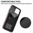thumbnail image 4 of Nalacover Wallet Case for iPhone 15 Plus, Premium Leather Case with Card Holder, 360°Rotation Ring Kickstand, RFID Blocking Protective Magnetic Back Clsoure Case For iPhone 15 Plus, Pink, 4 of 13