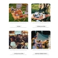 thumbnail image 3 of Panier de Grillade de Filet de Barbecue en Acier Inoxydable pour le Camping de Barbecue Extérieur, Rotation Rapide, Saveur Améliorée, Facile à Nettoyer, Pratique à Utiliser avec le Crochet de Fourche, 3 of 8