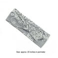 thumbnail image 4 of ZLight Bandeau de Sport Mode Nœud Réglable Multicolore Style Vintage Bandeau de Lavage du Visage Accessoires pour Femmes Gris 1Ensemble, 4 of 6