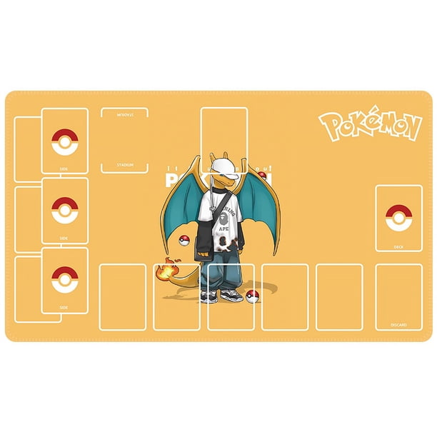 60*35*0.2cm Anime GAME PTCG Dedicated DIY Card Playmat Battle Against Kawaii Series Pikachu Gengar Collection Gift Toys