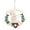 White-B, variant on EazyTech Laser-Cut Wooden Merry Christmas Hanging Sign - Round Letter Ornament with Santa Reindeer Snowman for Tree Wall Door Home Decor Holiday Gift