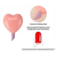 thumbnail image 4 of Nail Cuticle Pusher Tool, Heart Design Quartz Tip 45 Gentle Bevel, 4 of 7