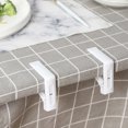 thumbnail image 2 of Juego de 8 pinzas para mantel de plástico blanco con abrazadera ajustable de alta tensión, grosor de la mesa aprox. TUNC Sencillez, 2 of 5