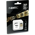 thumbnail image 3 of Carte à mémoire MSD + adaptateur SpeedIN' CL10 U3 d'Emtec de 32 Go, 3 of 3