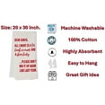 thumbnail image 3 of Dear Santa, All I Want is A Fat Bank Account and A Slim Body ... Please Don't Mix IT UP Again Like Last Year. Set of 2, Flour Sacks Kitchen Towels Size: 20 x 30 Inch., 3 of 4
