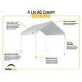 thumbnail image 4 of ShelterLogic MaxAP 10 x 10 x 1 ft White Compact Canopy, 4 of 13