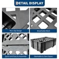 thumbnail image 3 of 4 PCS Interlocking Plastic Pallets, Lightweight Floor Pallets with Breathable Grid, HDPE Heavy Duty Storage Pad for Garage, Warehouse, Basement, 3 of 7