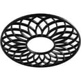 thumbnail image 2 of 30"OD x 10 1/4"ID x 1"P Cannes Architectural Grade PVC Pierced Ceiling Medallion, Black, 2 of 10
