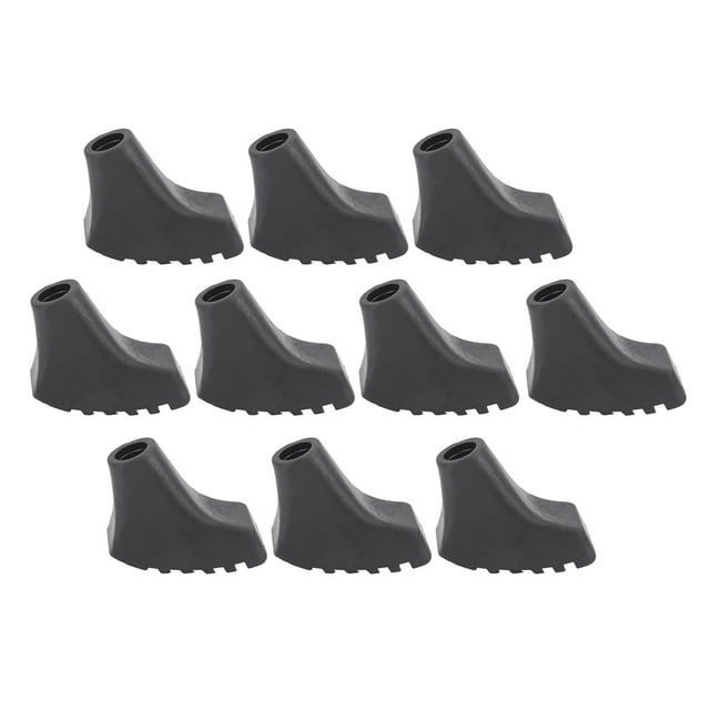 Trekking Pole Foot Cover, Rubber Paw Feet Tips Shoe Shaped Lightweight Wear Resistant For Walking