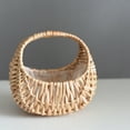 thumbnail image 4 of Wicker Basket with Handle Flower Girl Baskets for Weddings Rattan Basket Wedding Gift Flower Basket Wicker Baskets Decorative Baskets for Home Decor, 4 of 7