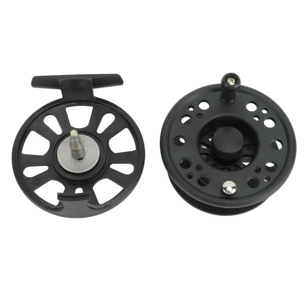 7/8 Fly Fishing Reel Precise Machining Plastic Fly Reel for Streams Rivers  Lakes Black 