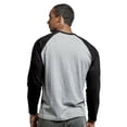 thumbnail image 4 of 3 Packs of TOP PRO Men & Women Long Sleeve Baseball Raglan Tee Shirt Top (S-3XL), 4 of 4