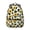 Sunflower and Cowprint, variant on Sunflower and Cowprint White Pattern Backpack for School, Cute School Bag with Adjustable Shoulder Straps and Padded Back, 15.3"x11"x7.1"
