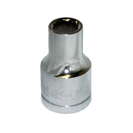 

0.5 in. Drive 0.37 in. Short 12 Point Socket