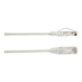 thumbnail image 1 of Black Box Slim-Net - Patch cable - RJ-45 (M) to RJ-45 (M) - 1 ft - UTP - CAT 6a - booted, molded, stranded - white, 1 of 3