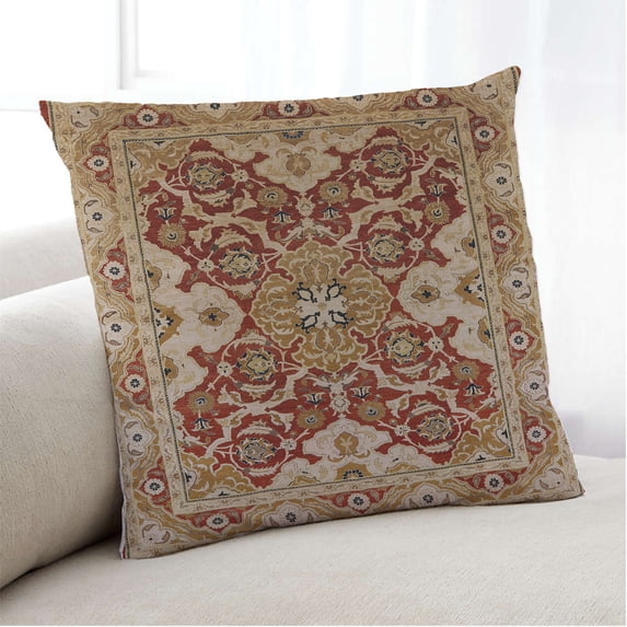 Ahgly Company Indoor Square Mid-Century Modern Throw Pillow, 18 inch by 18 inch